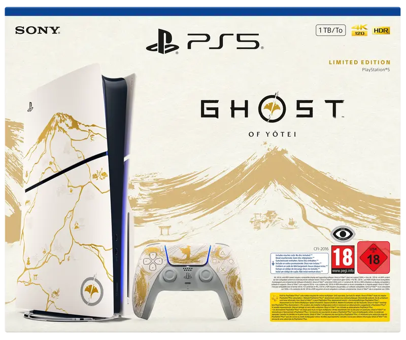 Ігрова консоль PlayStation 5 Slim Blu-ray (Ghost of Yotei Limited Edition) - фото - №3