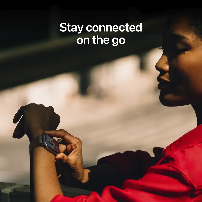 Apple Watch Series 11 GPS + Cellular 42mm Natural Titanium Case with Natural Milanese Loop (MF8P4RK/A) - фото - №6