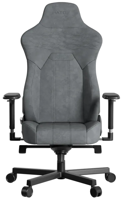 Ігрове крісло HATOR Arc 3 XL Velour (HTC3446XL) Grey - фото - №1