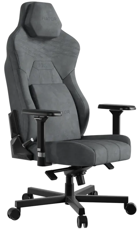 Ігрове крісло HATOR Arc 3 XL Velour (HTC3446XL) Grey - фото - №2