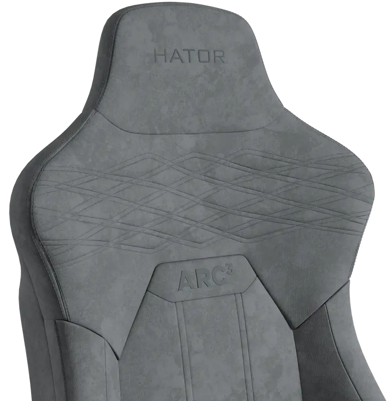 Ігрове крісло HATOR Arc 3 XL Velour (HTC3446XL) Grey - фото - №4