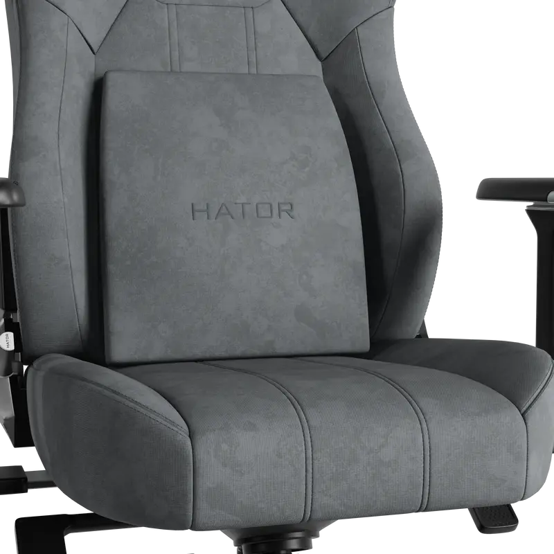 Ігрове крісло HATOR Arc 3 XL Velour (HTC3446XL) Grey - фото - №5
