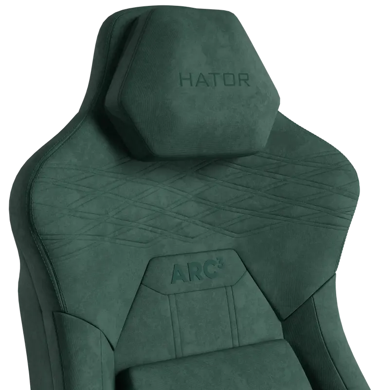 Ігрове крісло HATOR Arc 3 XL Velour (HTC3448XL) Emerald - фото - №3