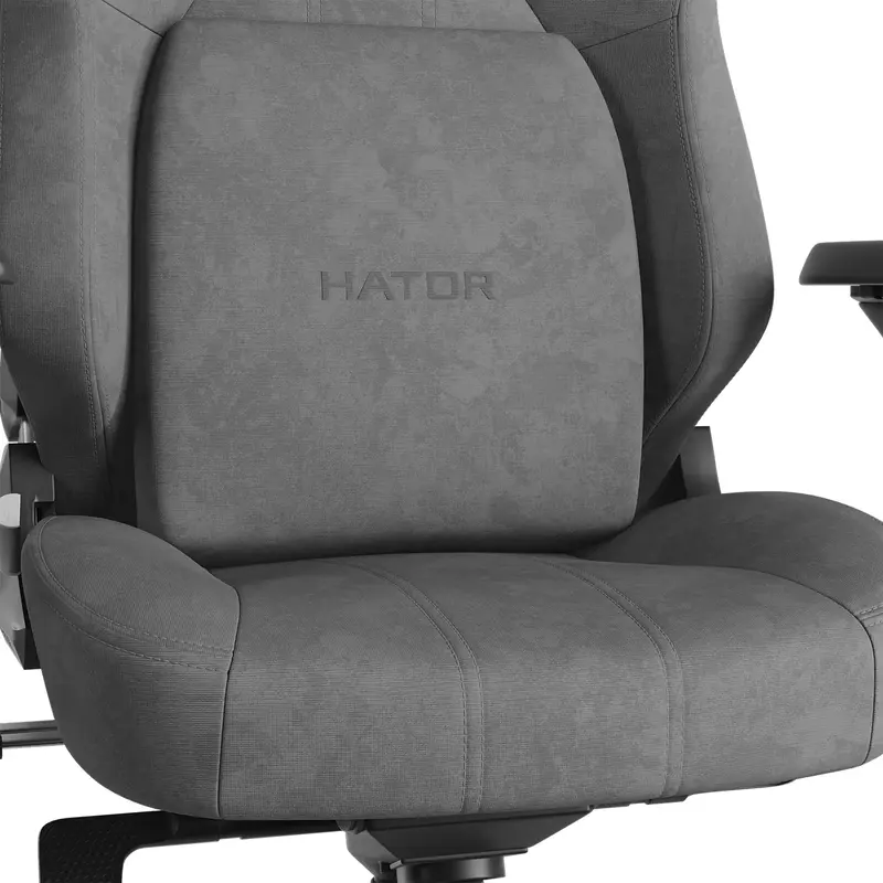 Ігрове крісло HATOR Arc 3 L Velour (HTC3446L) Grey - фото - №5