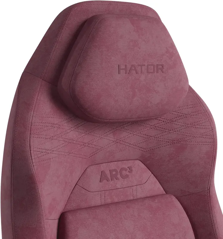 Ігрове крісло HATOR Arc 3 L Velour (HTC3444L) Orchid Pink - фото - №3