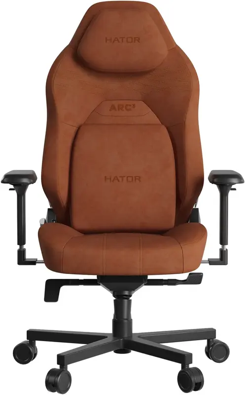 Ігрове крісло HATOR Arc 3 L Velour (HTC3449L) Orange - фото - №0