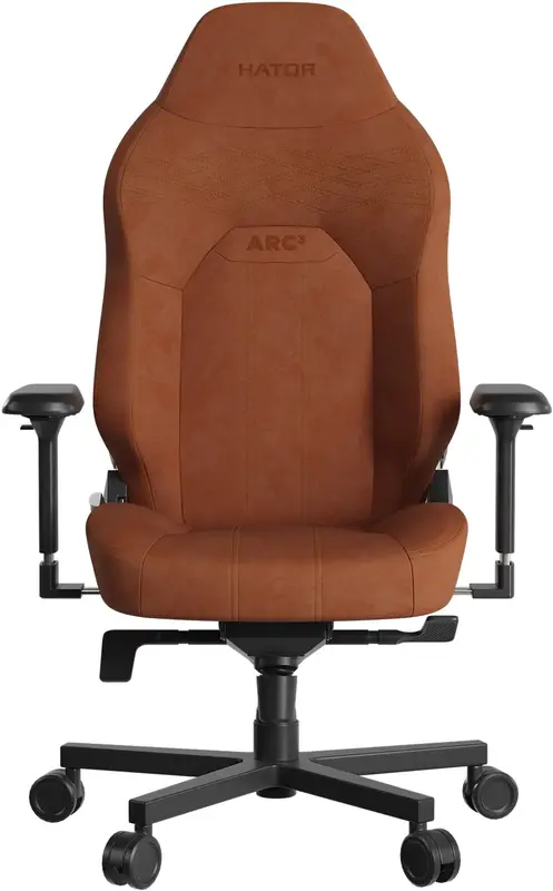 Ігрове крісло HATOR Arc 3 L Velour (HTC3449L) Orange - фото - №1