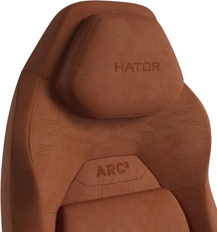 Ігрове крісло HATOR Arc 3 L Velour (HTC3449L) Orange - фото - №3