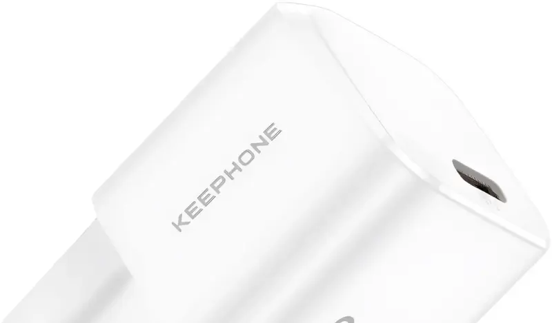 Ун.СЗУ Keephone 30W USB-C GaN бiлий - фото - №3