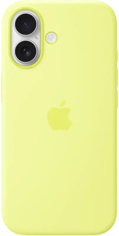 Чохол iPhone 17 Silicone Case with MagSafe Neon Yellow (MGEV4ZM/A) - фото - №0