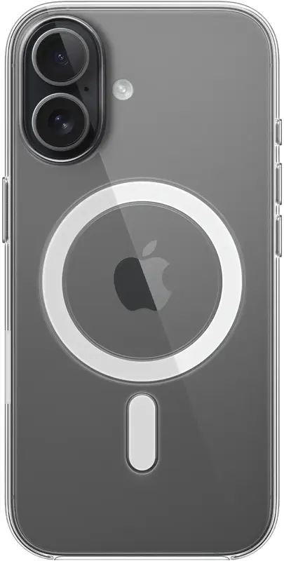 Чохол iPhone 17 Clear Case with MagSafe (MGF24ZM/A) - фото - №5