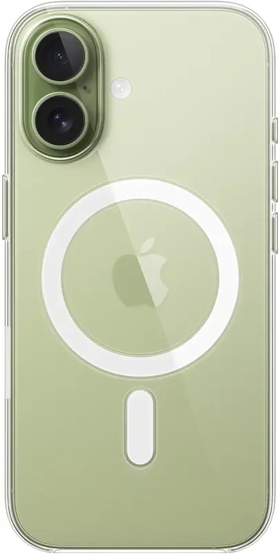Чохол iPhone 17 Clear Case with MagSafe (MGF24ZM/A) - фото - №2