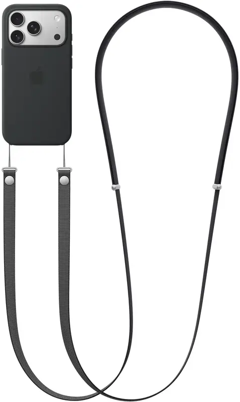 Ремінець для смартфона Apple Crossbody Strap Black (MGGL4ZM/A) - фото - №1