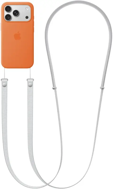 Ремінець для смартфона Apple Crossbody Strap Light Gray (MGGM4ZM/A) - фото - №1