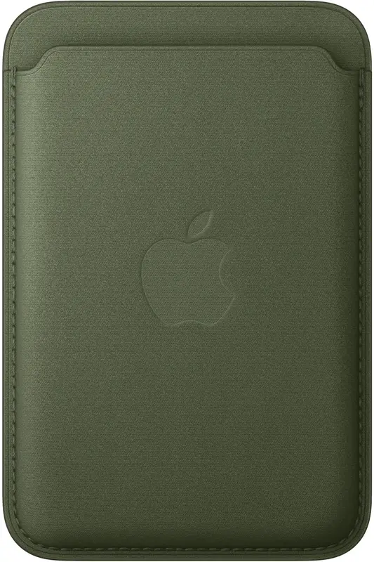 Чохол для iPhone FineWoven Wallet with MagSafe Moss (MGH74ZM/A) - фото - №0