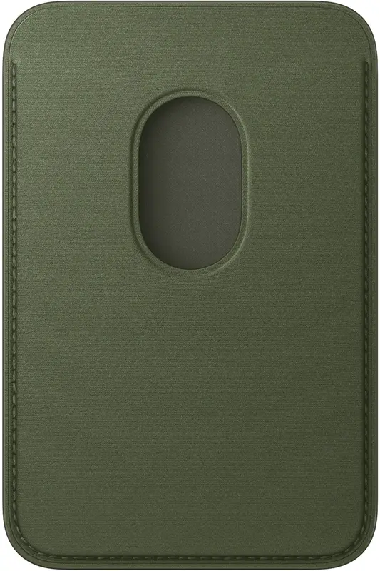 Чохол для iPhone FineWoven Wallet with MagSafe Moss (MGH74ZM/A) - фото - №1