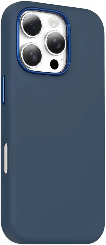 Чехол Keephone Rosana Liquid Silicone MagSafe Case for 16 Pro Blue (KPROSA16PBL) - фото - №1