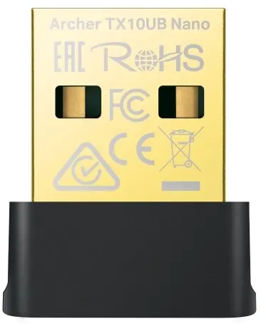 Wi-Fi-usb адаптер TP-Link Archer TX10UB Nano AX900 287+600 Мбит/с, Bluetooth 5.3 - фото - №0