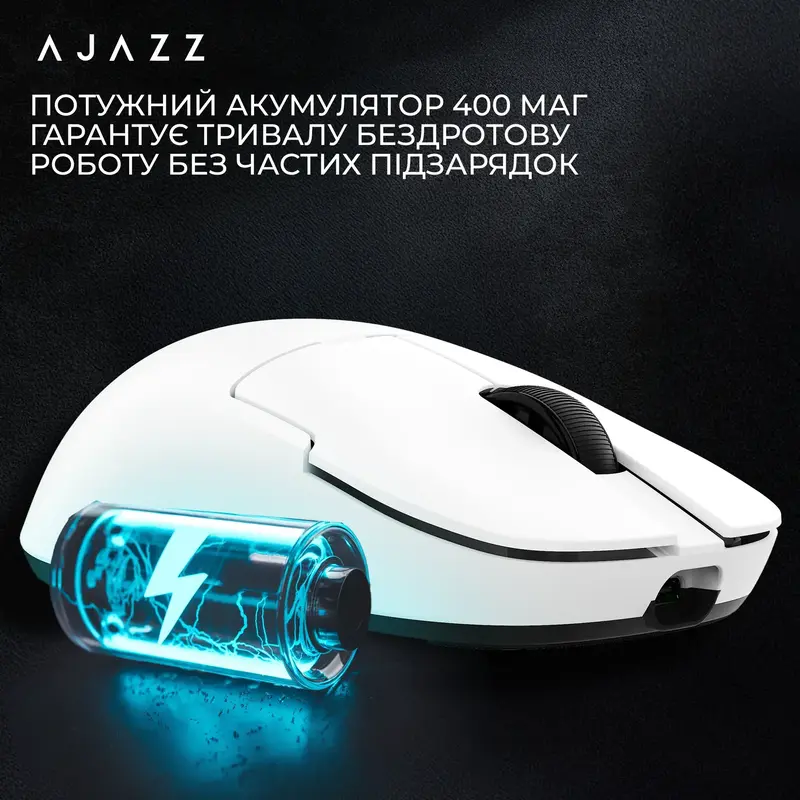 Комп'ютерна миша Ajazz AJ159 APEX (AJM159-A-W) White - фото - №16