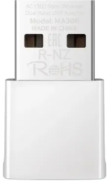 Wi-Fi-usb адаптер Mercusys MA30N AC1300 400+867 МбІт/с - фото - №0