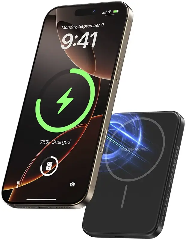 Додаткова батарея Keephone BRENDY 5000mAh Black (KPBREPB-50BK) - фото - №3