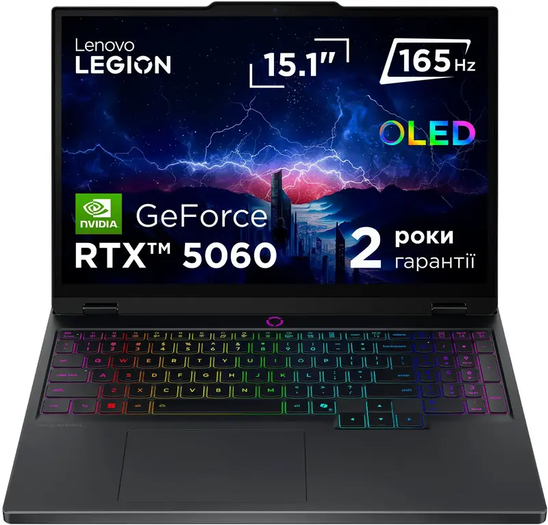 Ноутбук Lenovo Legion 5 15IRX10 Eclipse Black (83LY00F0RA) - фото - №0