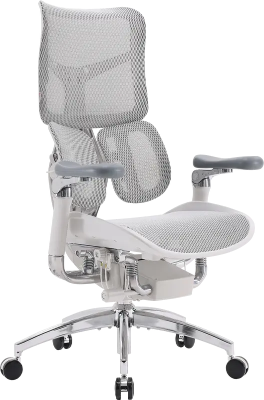 Крісло офісне Sihoo DORO S300 Mesh Light Grey - фото - №4