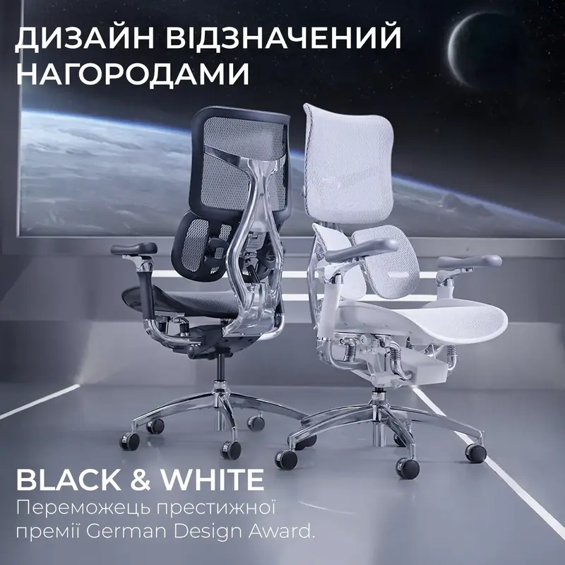 Крісло офісне Sihoo DORO S300 Mesh Light Grey - фото - №6