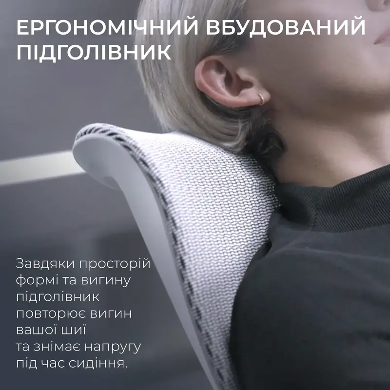 Крісло офісне Sihoo DORO S300 Mesh Light Grey - фото - №9