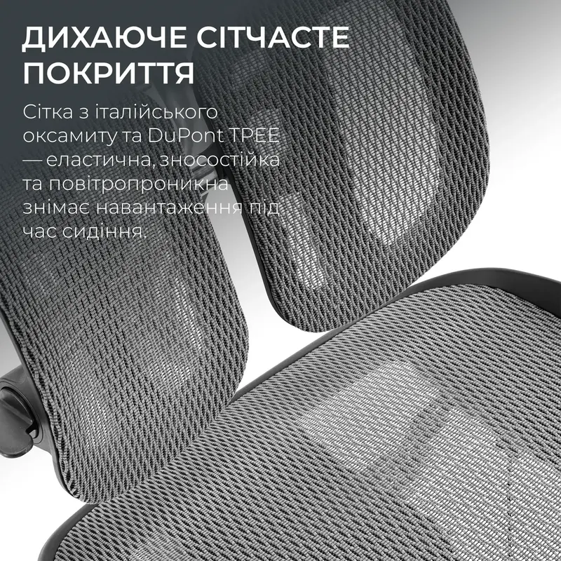 Крісло офісне Sihoo DORO S300 Mesh Light Grey - фото - №12