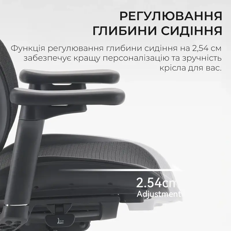 Крісло офісне Sihoo DORO S100 Mesh Black - фото - №12