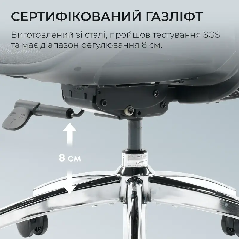 Крісло офісне Sihoo DORO S100 Mesh Black - фото - №15