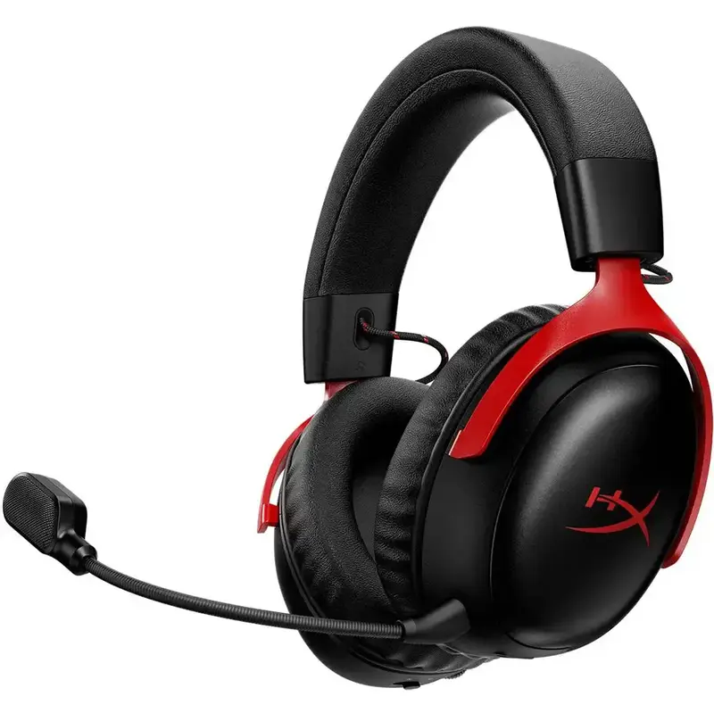Гарнитура игровая HyperX Cloud III S Black-Red (A59Z0AA) - фото - №0