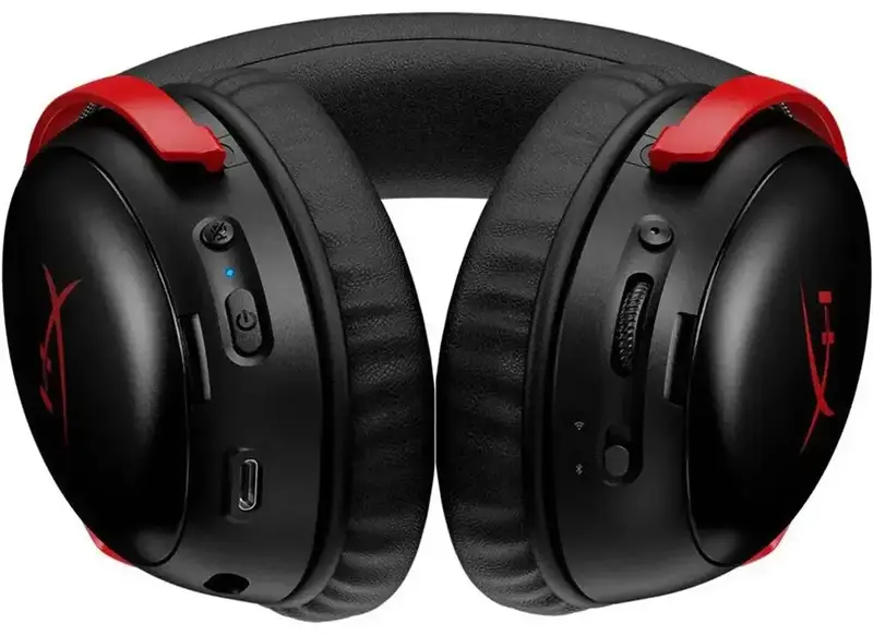 Гарнитура игровая HyperX Cloud III S Black-Red (A59Z0AA) - фото - №4