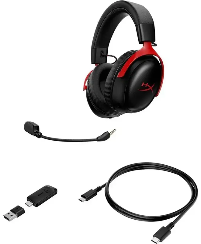 Гарнитура игровая HyperX Cloud III S Black-Red (A59Z0AA) - фото - №6