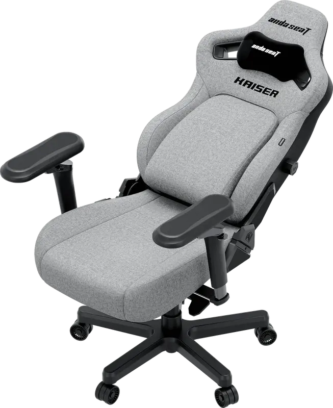 Ігрове крісло Anda Seat Kaiser 4 V2 Size XL Gray Fabric - фото - №6