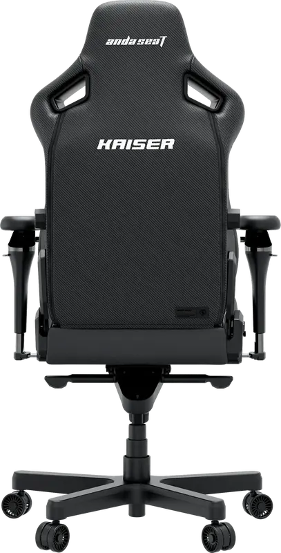Игровое кресло Anda Seat Kaiser 4 V2 Size XL Black PVC - фото - №3