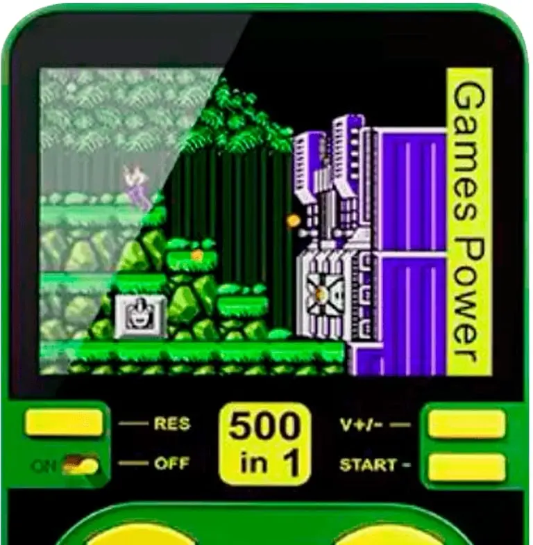 Доп батарея XGO 5000 мА/h з вбудованою ігровою консолю 500 в1 Чорна - фото - №2