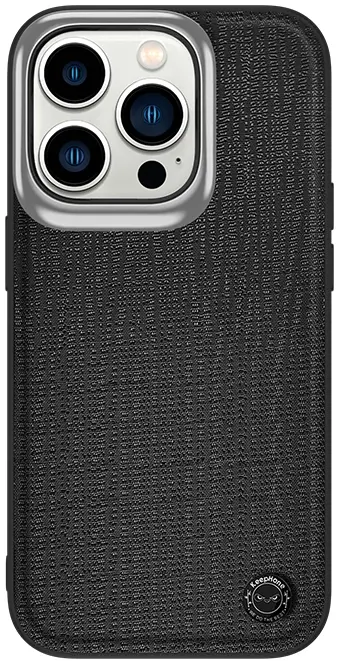 Чехол Keephone Fabrica Series Case for 15 Pro Black (MC-0073ip15pblk) - фото - №0