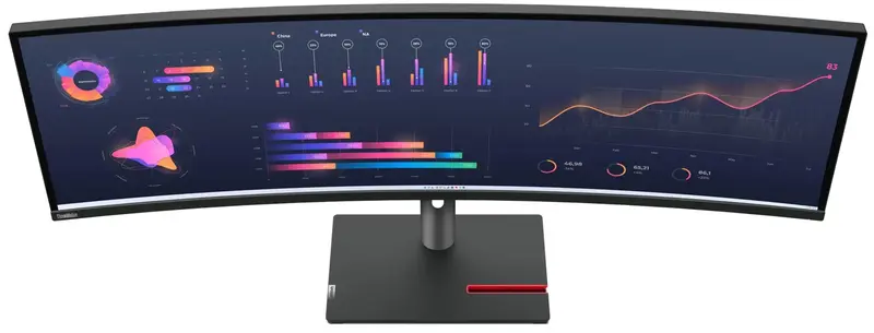 Монітор Lenovo 49" 32:9 IPS (63DBRAT1UA) - фото - №5