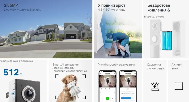 Розумний відеодзвінок Tapo D235 TP-LINK - фото - №2