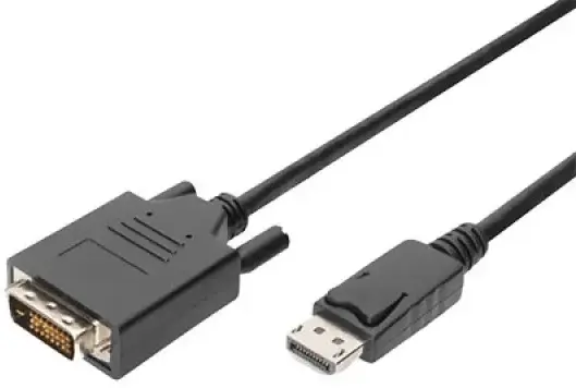 Кабель Digitus DisplayPort > DVI-D (M/M), 2м, чорний - фото - №0