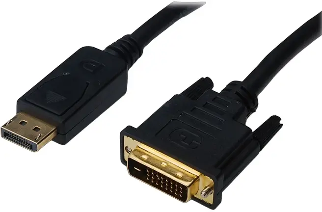 Кабель Digitus DisplayPort > DVI-D (M/M), 2м, чорний - фото - №2