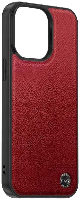 Чохол Keephone Lucca Waxed Leather Case for 15 Plus Red (MC-0078ip15plred) - фото - №1