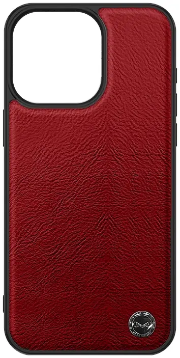 Чохол Keephone Lucca Waxed Leather Case for 15 Plus Red (MC-0078ip15plred) - фото - №0