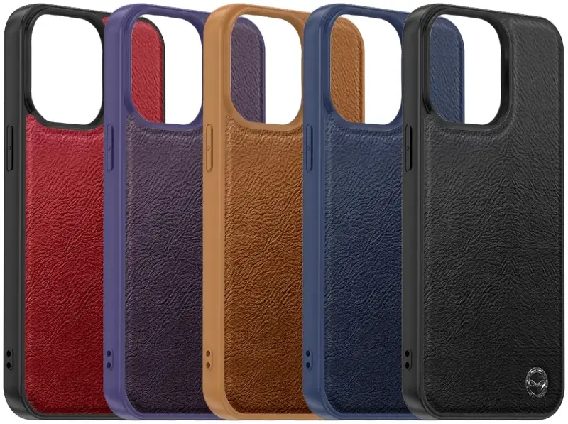 Чохол Keephone Lucca Waxed Leather Case for 15 Plus Red (MC-0078ip15plred) - фото - №3