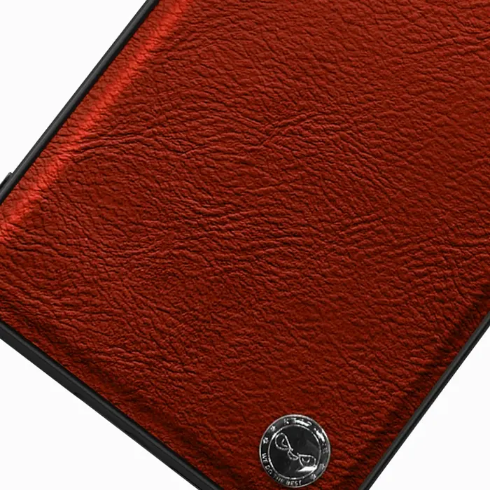Чохол Keephone Lucca Waxed Leather Case for 15 Plus Red (MC-0078ip15plred) - фото - №2