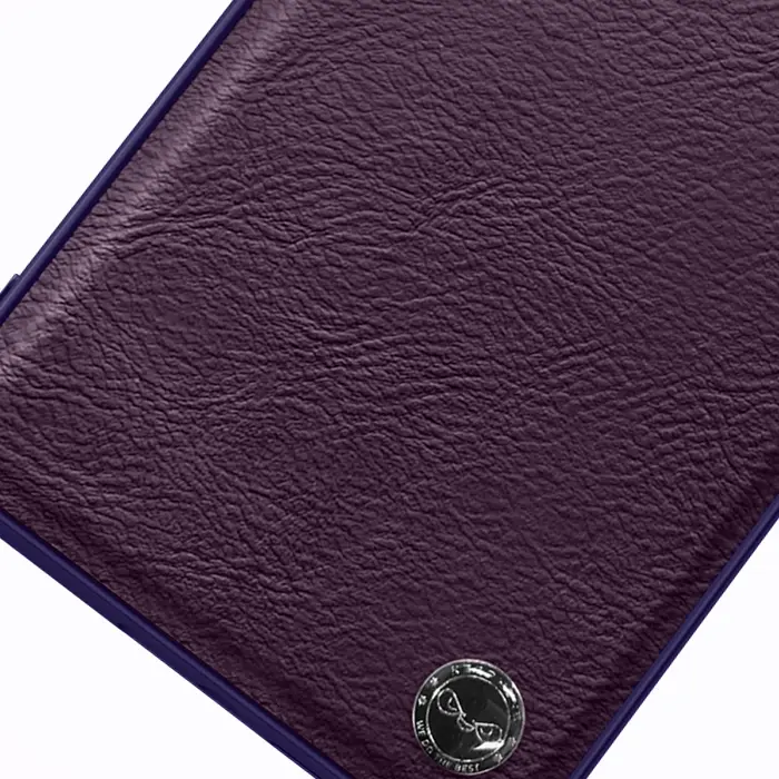 Чехол Keephone Lucca Waxed Leather Case for 15 Pro Purple (MC-0078ip15pprp) - фото - №2