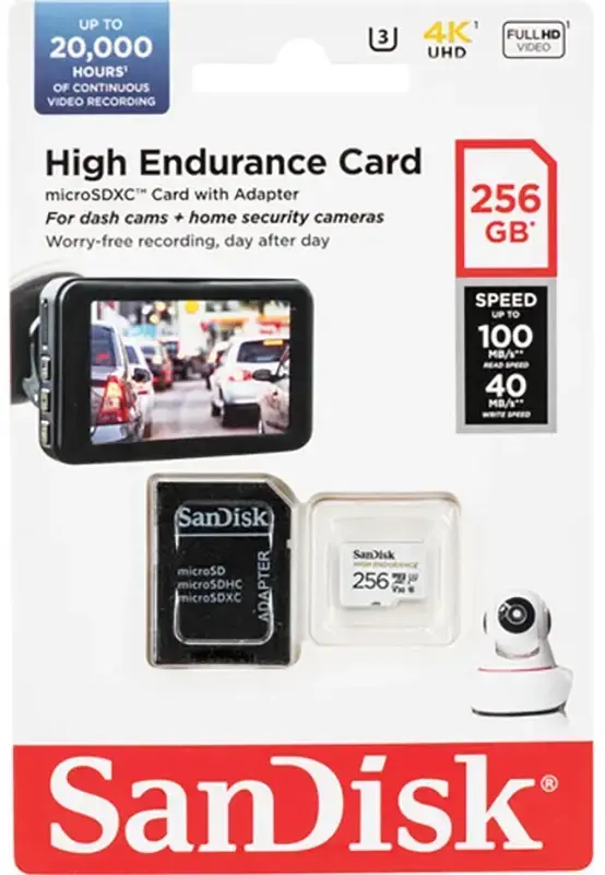 Карта пам'яті microSD SanDisk SDXC 256GB UHS-3 SDSQQNR-256G-GN6IA - фото - №4