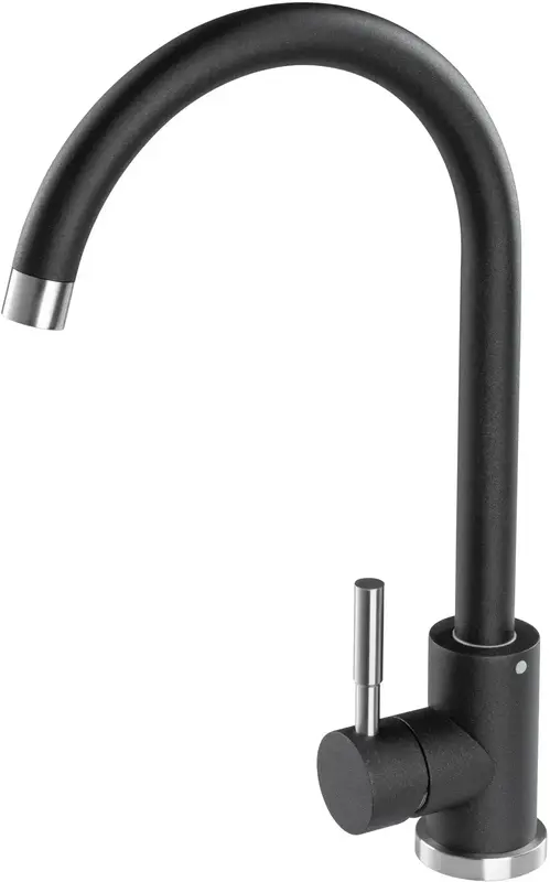 Змішувач GRANADO Elche LUX Black shine - фото - №0